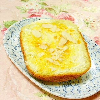 ❤ぽんかんジャムと生姜のアーモンド食パン❤